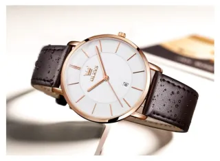 Reloj Olevs Hombre Oro Blanco