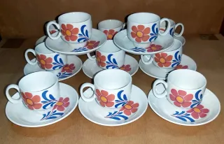 Juego de café Pontesa floral