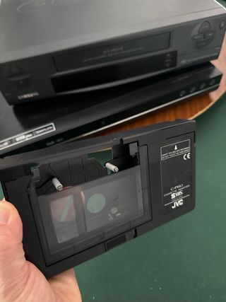 Reproductor VHS Samsung + Grabador DVD + Adaptador