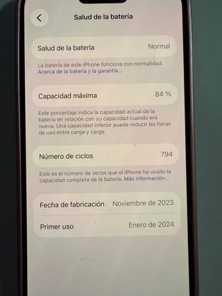 iPhone 15 Pro Blanco. 256 gb