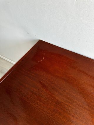 Mesa de comedor de madera extensible hasta 210cm