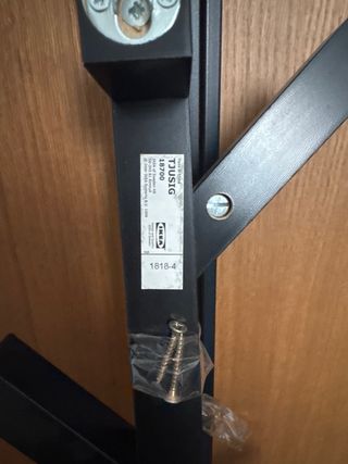 Colgador de pared estilo árbol negro