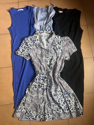 Conjunto di 4 vestiti da donna taglia XS, come nuovi
