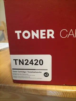 Dos cartuchos compatibles impresora Brother.