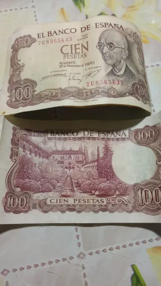Billetes antiguos Banco de España
