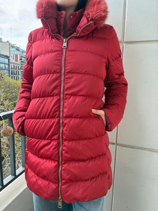 Abrigo plumífero largo Polar-Tech Herno Rojo