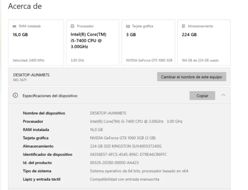 PC Sobremesa Gaming afbeelding 3