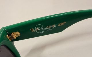 Occhiali da sole verdi Ray-Ban Wayfarer Puffer A$A