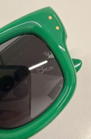 Occhiali da sole verdi Ray-Ban Wayfarer Puffer A$A