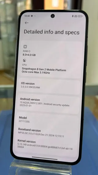 Xiaomi 13 Nero 5G 256GB Snapdragon 8Gen