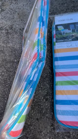 Cojín con respaldo para silla o tumbona