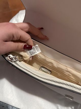 Bolso Guess Beige/Blanco