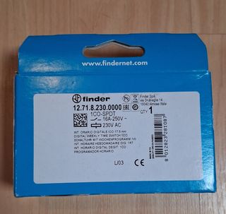 Finder 12.71 Programador Semanal