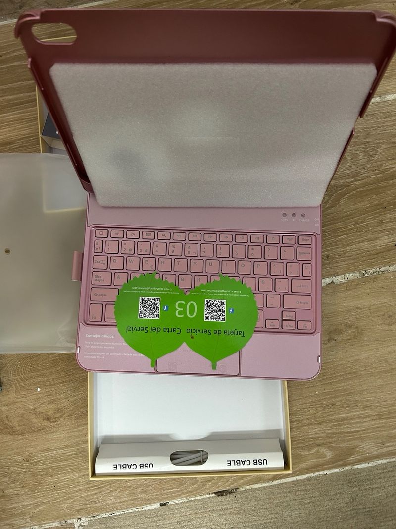 Funda teclado iPad A16 11gen30 + Metapen A8 afbeelding 2