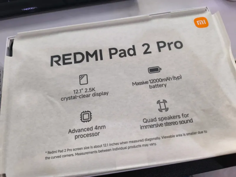 Redmi Pad 2 Pro Gris 6GB RAM 128GB afbeelding 3