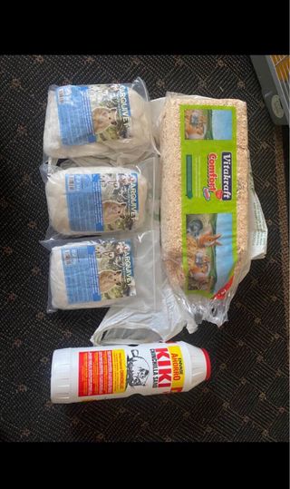 Jaula hámster con accesorios