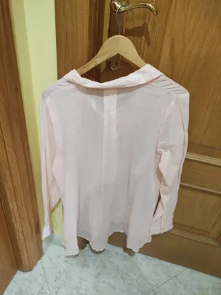 Camisa rosa Lefties manga larga talla L