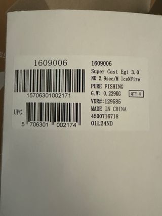 Savage Gear Super Cast EGI 3.0 (10.5cm) 5 señuelos