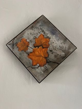 Cuadros decorativos hojas otoñales