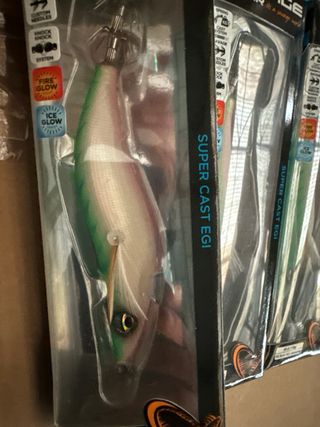 Savage Gear Super Cast EGI 3.0 (10.5cm) 5 señuelos