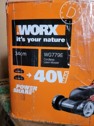 Cortacésped WORX wg779e 34cm