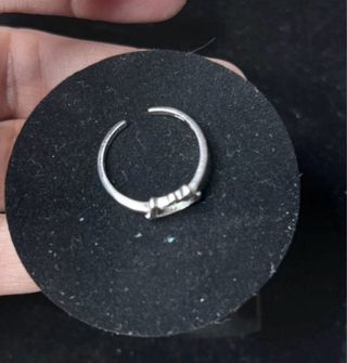 Anillo Hello Kitty Plata Ajustable