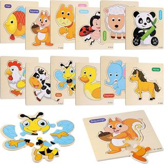 Juguetes de madera educativos para bebés