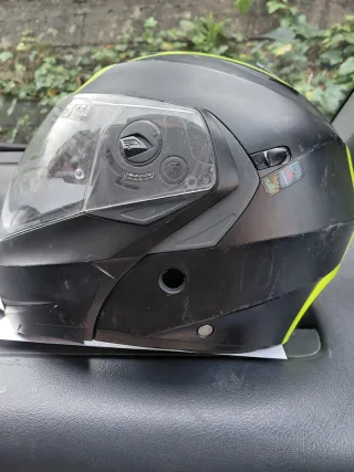 Casco Moto Caberg Duke Legend Negro/Amarillo