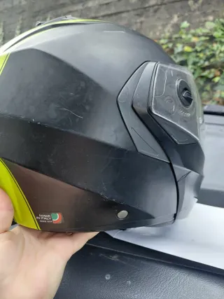 Casco Moto Caberg Duke Legend Negro/Amarillo