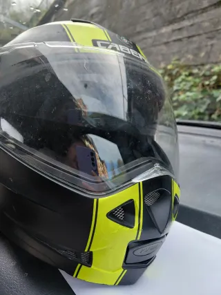 Casco Moto Caberg Duke Legend Negro/Amarillo