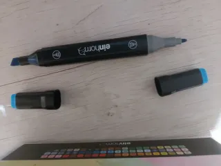 Caja 60 rotuladores doble punta Einhorn