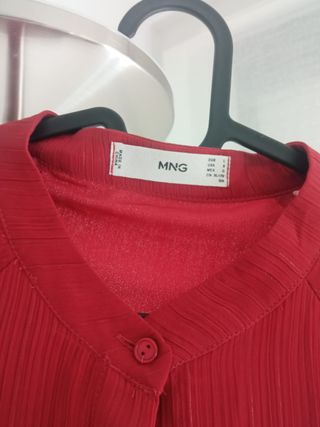 Blusa Mango Roja Talla L