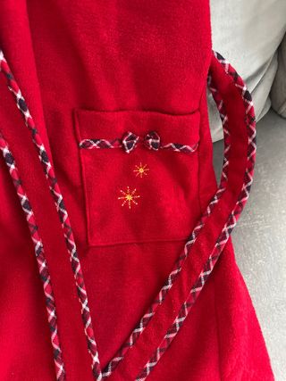 Accappatoio rosso Minnie Mouse disney