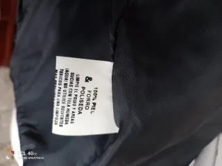 *Nuevo Chaleco de Piel Ovina Mujer Negro