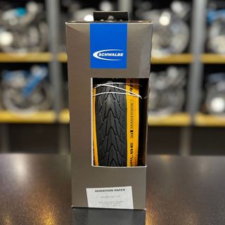 Brompton Schwalbe Marathon Racer Tan Wall