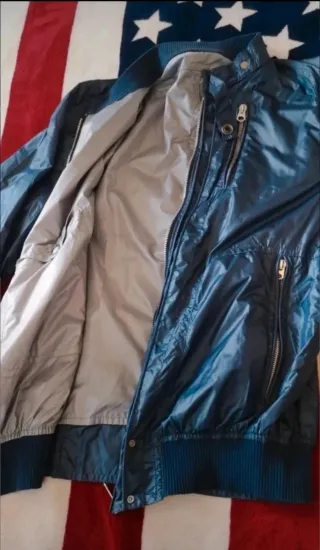 Bomber originale Gian Carlo Rossi colore blu