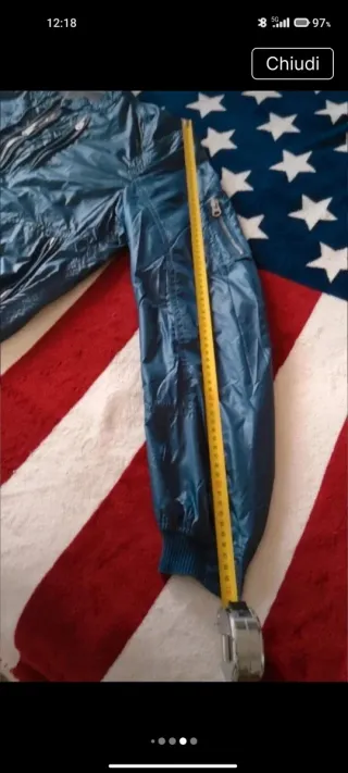 Bomber originale Gian Carlo Rossi colore blu