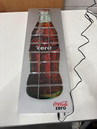Cartel Luminoso Coca-Cola Zero Botella