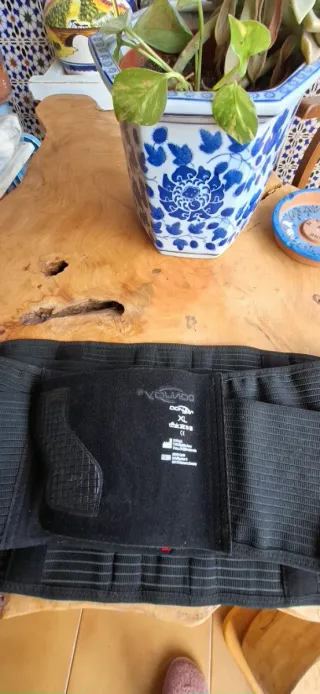 Faja Lumbar Negra Ajustable