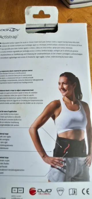 Faja Lumbar Negra Ajustable