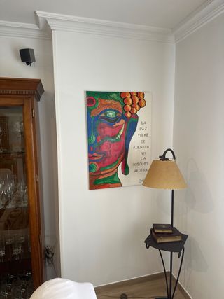 Cuadro Buda Acrílico Hecho a Mano