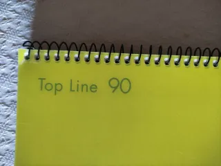 3 Cuadernos Espiral Top Line 90