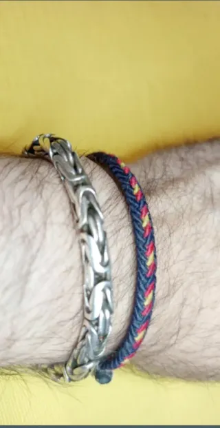 Pulsera, cordón Plata 925 Balinesa