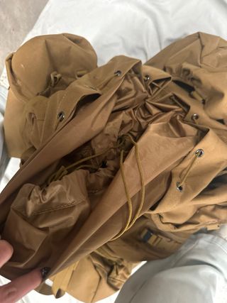 Mochila Bergaus Beige/Marrón