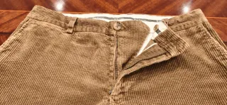 PANTALÓN BARBOUR DE PANA, CABALLERO, OCRE, M 36.