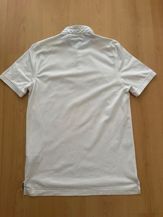 Polo Tommy Hilfiger L Blanco Manga Corta