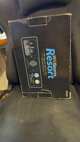 Nintendo Wii nera con scatola