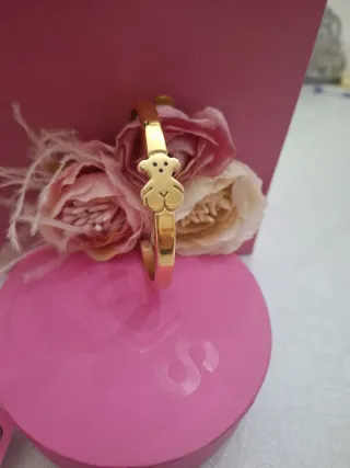 Pulsera Tous Oso Dorada