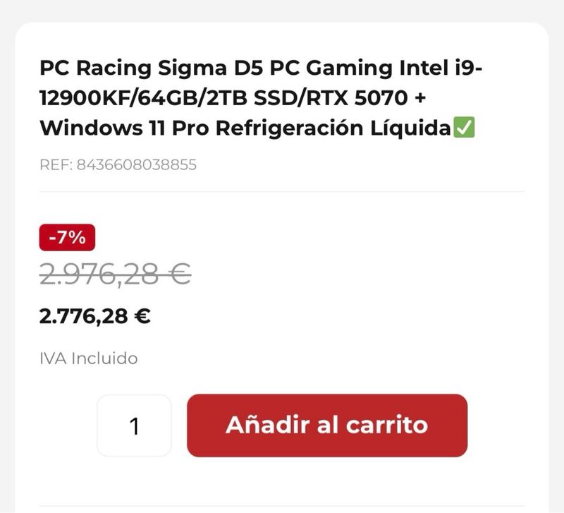 PC Gaming i9-12900KF RTX 5070 Ti 64GB RAM afbeelding 2