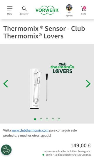 Sensor Thermomix Vorwerk